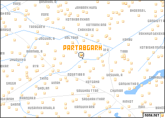 map of Partābgarh