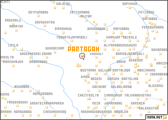 map of Partāgāh