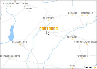 map of Partanna