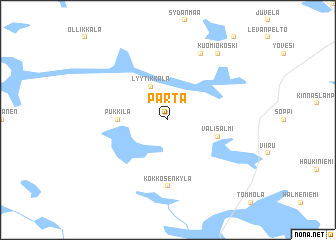 map of Parta