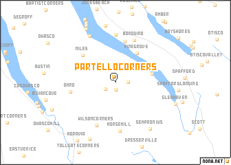 map of Partello Corners