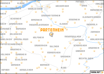 map of Partenheim