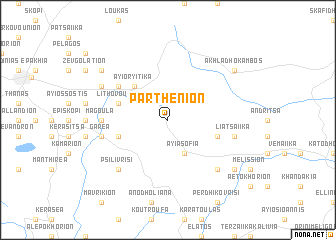 map of Parthénion