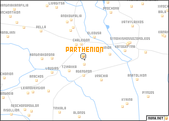 map of Parthénion