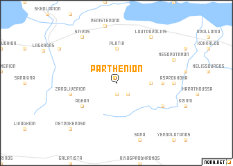 map of Parthénion