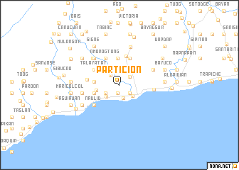 map of Particion