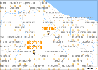 map of Partido