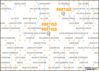 map of Partido