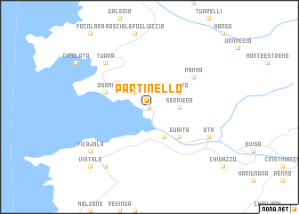 map of Partinello