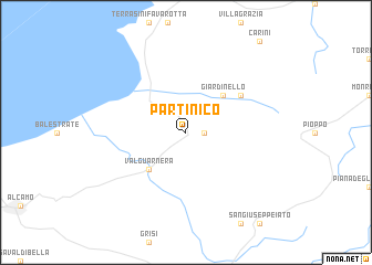 map of Partinico