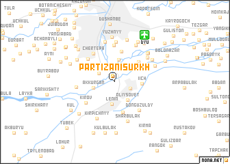 map of Partizani-Surkh