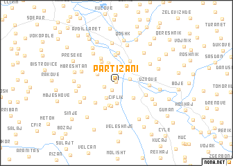 map of (( Partizani ))