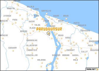 map of Paruddun Sur