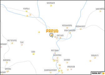 map of Pārūd