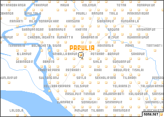 map of Pārulia