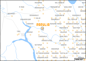 map of Pārulia