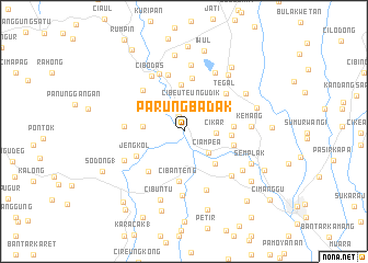 map of Parungbadak