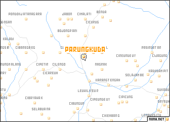 map of Parungkuda