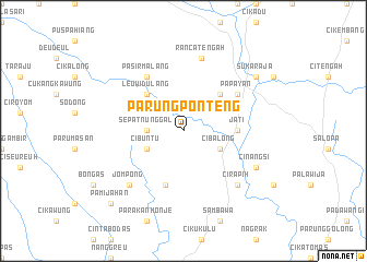 map of Parungponteng