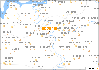 map of Parŭn-ni