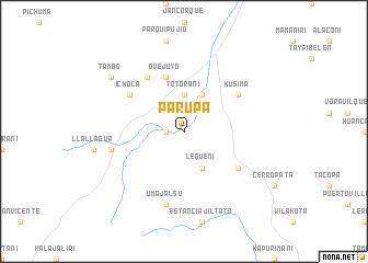 map of Parupa