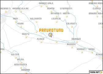 map of Păru Rotund