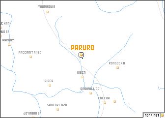 map of Paruro