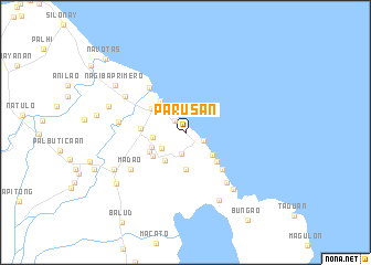 map of Parusan