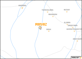 map of Parvāz