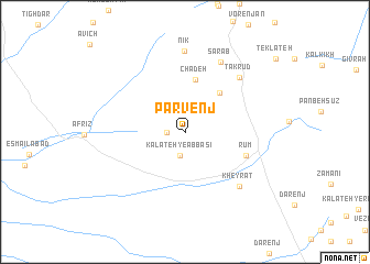 map of Parvenj