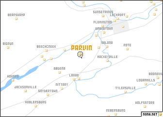 map of Parvin