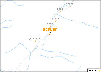 map of Parwān