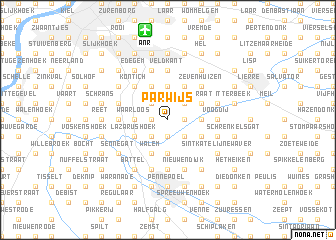 map of Parwijs