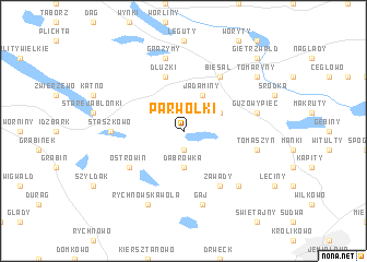 map of Parwółki