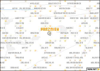 map of Parzniew