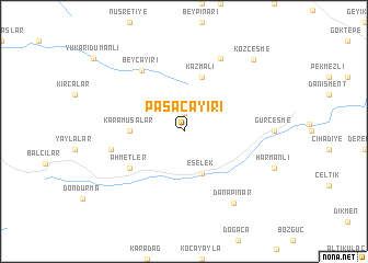 map of Paşaçayırı