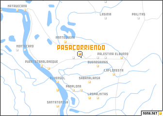 map of Pasacorriendo