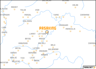 map of Pasaking