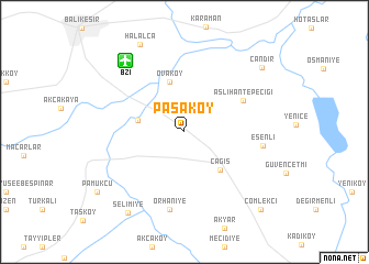 map of Paşaköy