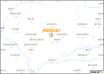 map of Paşaköy