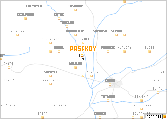 map of Paşaköy