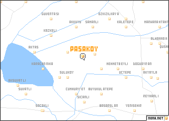 map of Paşaköy