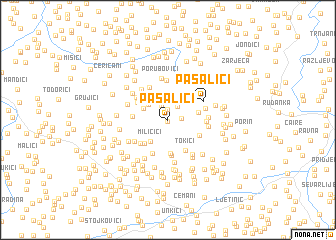 map of Pašalići