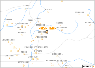 map of Pā Sangar