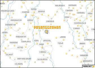 map of Pasanggrahan