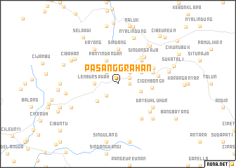 map of Pasanggrahan