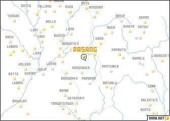 map of Pasang