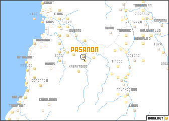 map of Pasanon