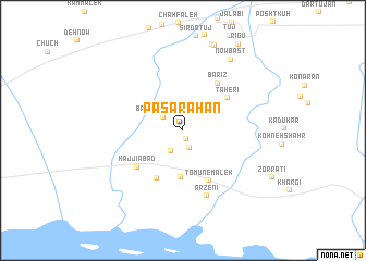 map of Pā Sarāhān