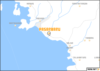 map of Pasarbaru